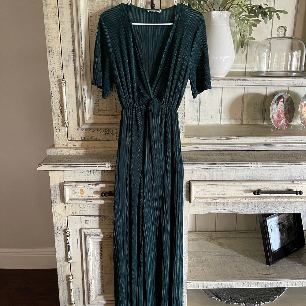 Dark green romper